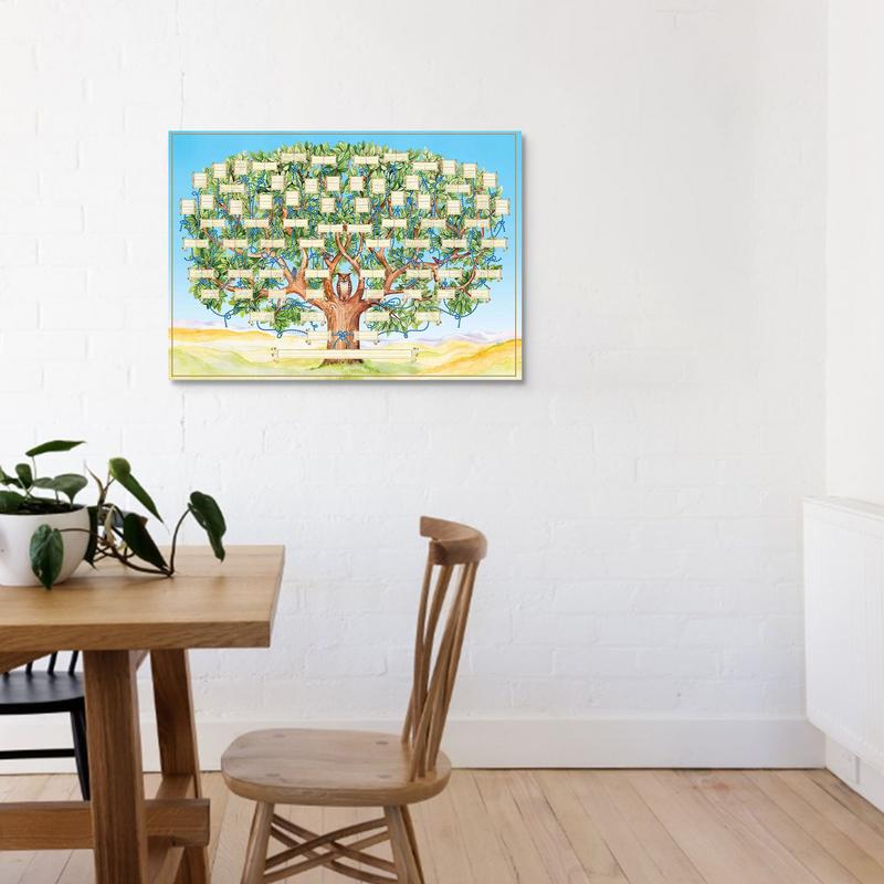Invulbare stamboom grafiek 6e  - Family Tree Print recensie en prijs