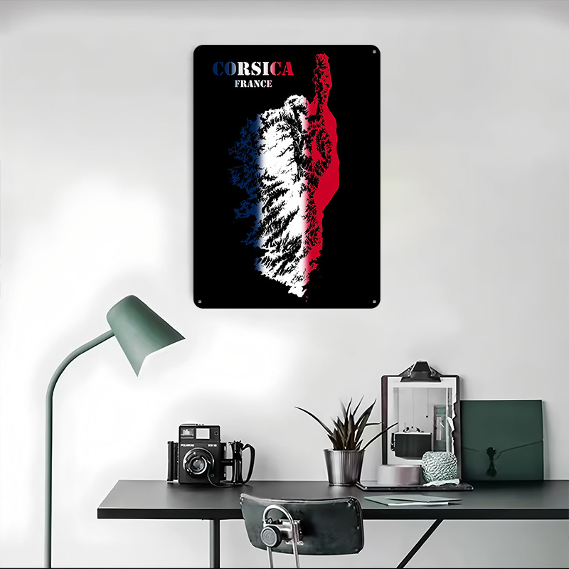 Corsica Frankrijk topografisch - Custom Map Poster recensie en prijs